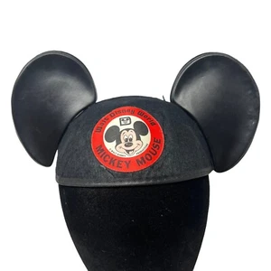 Walt Disney World Vintage Mickey Mouse Ears Ben Embroidered Hat 70's Retro Child - Picture 1 of 10