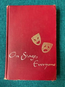 1961 Vintage Actor book On Stage, Everyone by G. Barnes & Sutcliffe acting tips - Picture 1 of 4