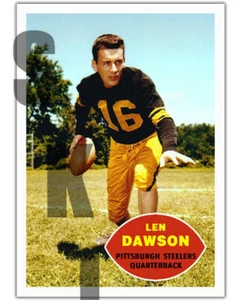 1960 STCC #133 Topps Len Dawson Pittsburgh Steelers  Chiefs HOF Custom - Picture 1 of 2