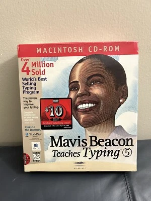 Mavis Beacon Teaches Typing 5 Macintosh CD-ROM New Sealed - Image 1 of 4