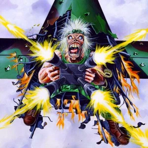 Iron Maiden: Montaña rusa cerámica Tailgunner 4 x 4 pulgadas nueva - Imagen 1 de 10