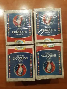 4 BOX SIGILLATI SEALED EURO 2016 50 BUSTINE NON PERFETTI - Foto 1 di 5