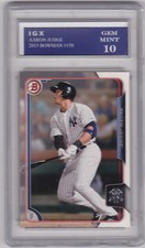 AARON JUDGE ROOKIE CARD 2015 Bowman Baseball RC $$ New York Yankees GEM MINT 10