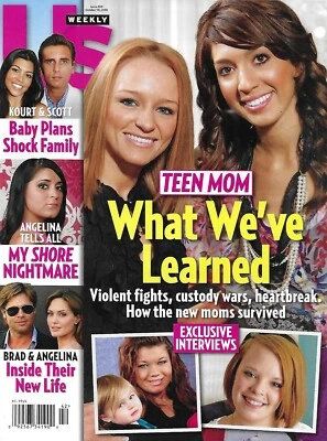 Us Weekly Magazine Teen Mom Angelina Jolie Brad Pitt Kourtney Kardashian 2010 - Image 1 of 4