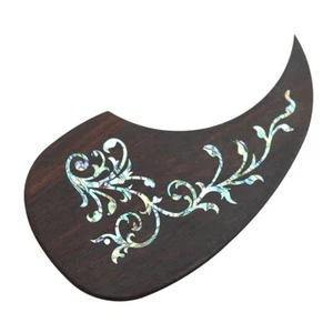 Rosewood Guitar Pickguard with Shell Self-adhesive Tree of Life Pattern Durable - Bild 1 von 24