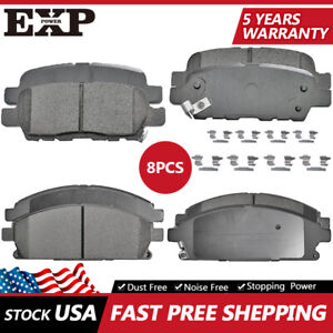 Front & Rear Ceramic Brake Pads for 2005 - 2006 Nissan Quest X-Trail