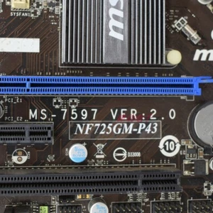 FOR MSI MS-7597 NF725GM-P43 Desktop Motherboard SOCKET AM3/AM3+ DDR3 TESTED - Picture 1 of 4