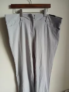 NWT BRIGGS "The Slimming Solution" Pants Size 18 Gray Back Pockets - Picture 1 of 9