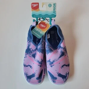 Speedo Junior Bootie Pastel Paradise  Size SMALL (13-1 ) Water Shoes NWT - Picture 1 of 4
