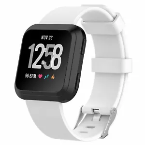 Replacement Silicone Rubber Classic Band Strap Wristband For Fitbit Versa Watch - Picture 1 of 51