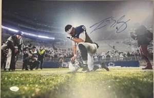 Penn State Nittany Lions Trace McSorley Firmato Orizzontale 11x17 con JSA COA - Foto 1 di 1