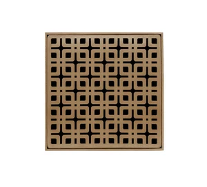 Infinity Drain KS 5 SB Link 5" Drain Grate Only - Satin Bronze - Picture 1 of 1