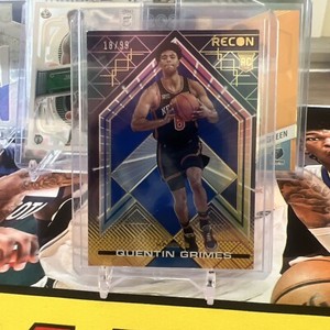 2021-22 Panini Recon Basketball - Quentin Grimes RC - Knicks - Blue Holo /99