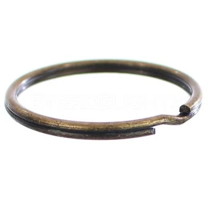 Antike Bronze Split Schlüsselringe - Schlüsselanhänger Ring - 1" 2 Zoll - 10 25 50 100 Stück - Bild 1 von 11