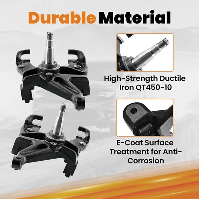 Kit de husillos reductores de caída de 3" con rotor de 1" de espesor para Chevy C10 GMC C15 1973-1987 Foto 1 de 4