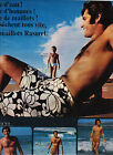 PUBLICITE 1970   RASUREL  international sportwear maillots de bain homme