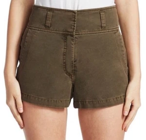 Cinq a Sept Tous Les Jours Shiloh Twill Shorts olivgrün Größe 10  - Bild 1 von 7