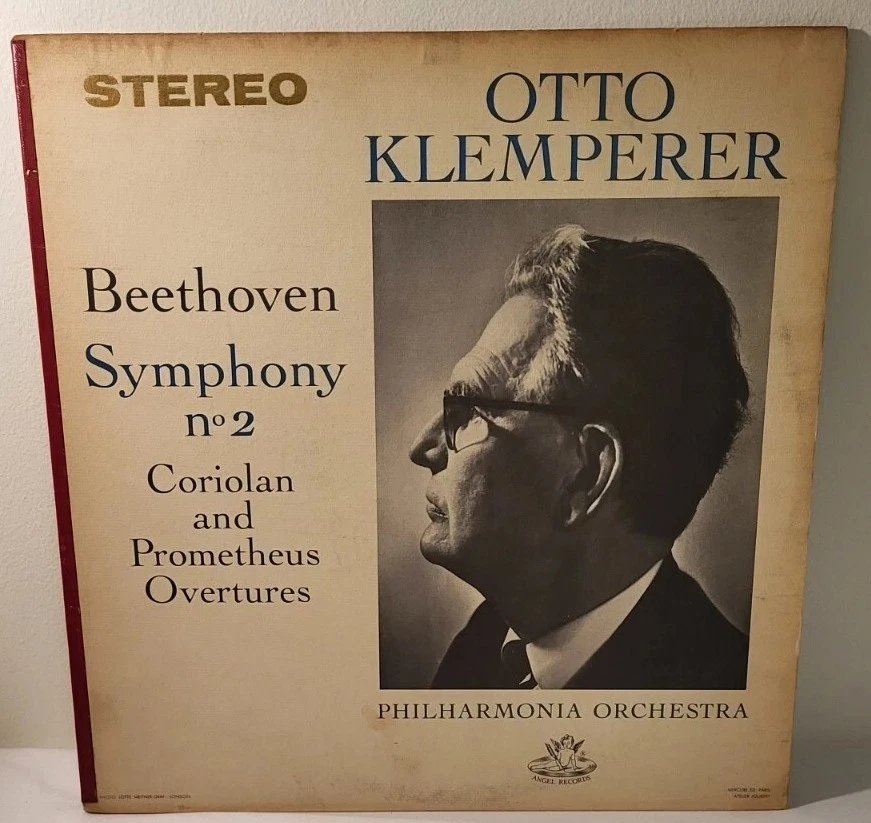 Beethoven Symphony no 2 Vinyl LP 33RPM Angel 35658 Coriolan Prometheus Overtures - Image 1 of 4