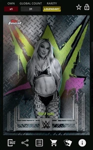 [Digital] Topps Slam Thea Hail Finest Black Common Base LE Legendary - Bild 1 von 2