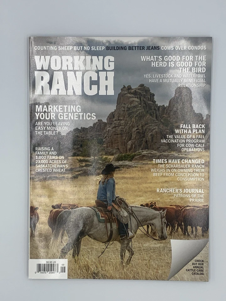 Working Ranch Magazine Sept/Oct 2024 Cattle Livestock Farming Western Life Foto 1 de 1