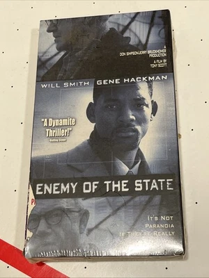 Enemy of the State (VHS, 1999) Staring Will Smith and Gene Hackman New, Sealed   - Image 1 of 3