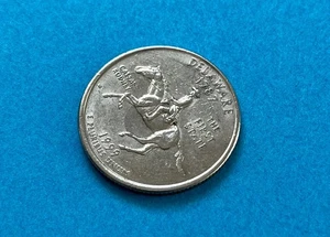 1999 P Delaware State Quarter Error SPITTING HORSE Die Crack? Circulated - Picture 1 of 5