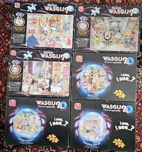 6x Wasgij Jigsaw Puzzles Mystery 2 3 4 5 6 & 7 Joblot Bundle -GT37D - Picture 1 of 19