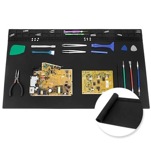 Extra Large Soldering Mat, 27.6''x15.7'' Oversized 932°F Heat Resistant Silic... - Picture 1 of 6