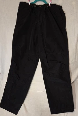 Y2K Bum Equipment Men Nylon windbreaker black Cargo Track pants Size Large - Image 1 of 4