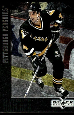 1996-97 Upper Deck Black Diamond #54 Kevin Hatcher Pittsburgh Penguins Card - Image 1 of 2