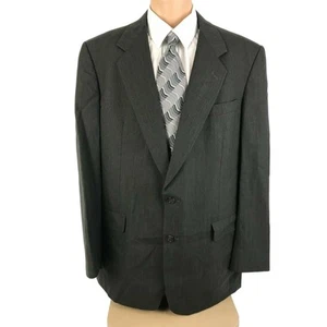 Hart Shaffner Marx Men’s 44XL Suit Jacket Taupe Wool 2 Button Blazer / 2M12 - Picture 1 of 8
