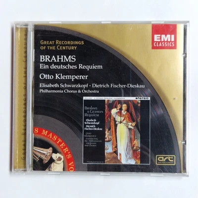 Brahms Klemperer Philharmonia Orchestra Deutsches Requiem Fischer-Dieskau CD EMI - Bild 1 von 3