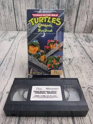 Teenage Mutant Ninja Turtles Cowabunga, Shredhead (VHS, 1989) Pre-Owned, Good  - Image 1 of 4