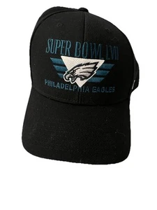 ‘47 NFL Super Bowl LVII Hat Cap Black And Green Strapback Philadelphia Eagles - Picture 1 of 4