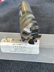 Extra Long 1” x 2” x 6” 5 Flute Solid Carbide End Mill AlTIN Coated - Bild 1 von 2