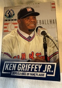 KEN GRIFFEY JR HOF REPLICA PLAKETTE Seattle Mariner SGA 8/6/16 - Bild 1 von 12