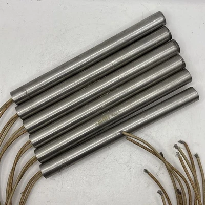 Lote de 6 calentadores de cartucho 220V 1000W 8-5/8”x3/4”  Foto 1 de 4