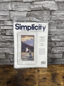 Simplicity Magnificent Orca Cross Stitch Pattern Kit New Sealed - Picture 1 of 5