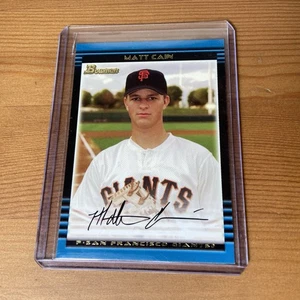2002 Bowman Chrome Rookie - Matt Cain #BDP25 MLB Baseball San Francisco Giants - Picture 1 of 4