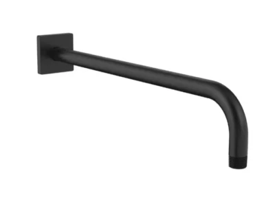 Speakman Lura 16 pulgadas Brazo de ducha de lluvia de montaje en pared en forma de J en negro mate Foto 1 de 3