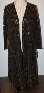 Neu Lularoe Damen Sarah Cardigan gold & schwarz Größe Small - Bild 1 von 2