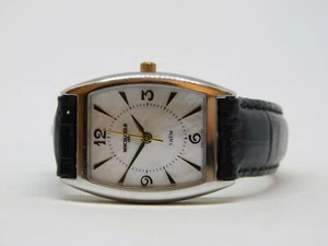 Michaels 1885 Genuine Leather Sapphire Crystal Quartz Analog Ladies Watch - Picture 1 of 4