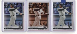 ELOY JIMENEZ - WHITE SOX - 2019 TOPPS CHROME (SEPIA) REFRACTOR ROOKIE X 3  WHOA! - Picture 1 of 2