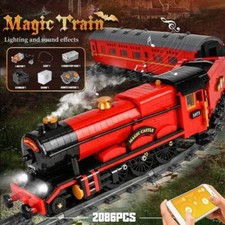 Building Blocks Sets MOULD KING 12010 RC APP The Magic Train Bricks DIY Model