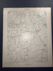 1896 USGS topo map Dover Quadrangle Delaware Maryland - Picture 1 of 6