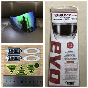 Magic green Helmet Visor For Shoei GT-Air 1 2 Neotec CNS-1 Lens Pinlock Sticke - Picture 1 of 2
