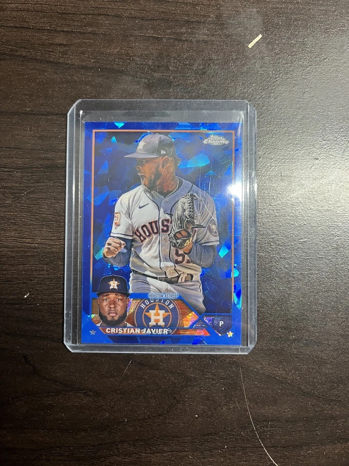 2023 Topps Cristian Javier 55 Blue Saphire - Image 1 of 1