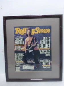 METALLICA JAMES HETFIELD SINGS ROLLING STONE APR, 1993 RAHMEN - Bild 1 von 24