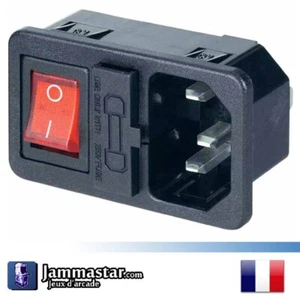 Module d'entrée C14 avec fusible - Inlet module with fuse - Picture 1 of 1