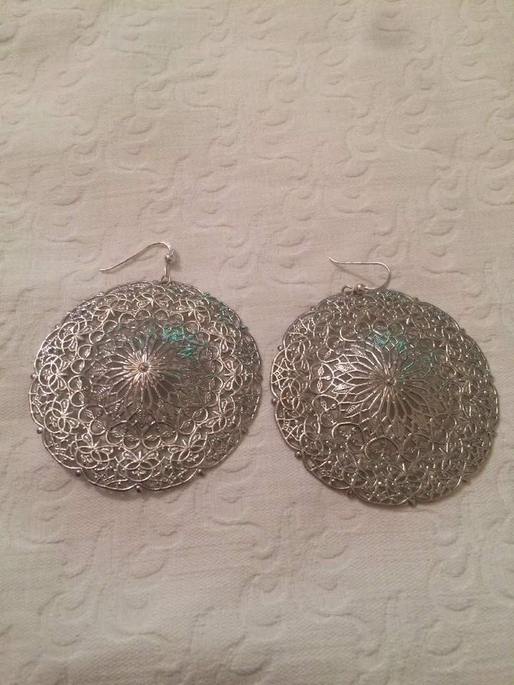 Orecchini In Filigrana Argento 925 - Immagine 1 di 1